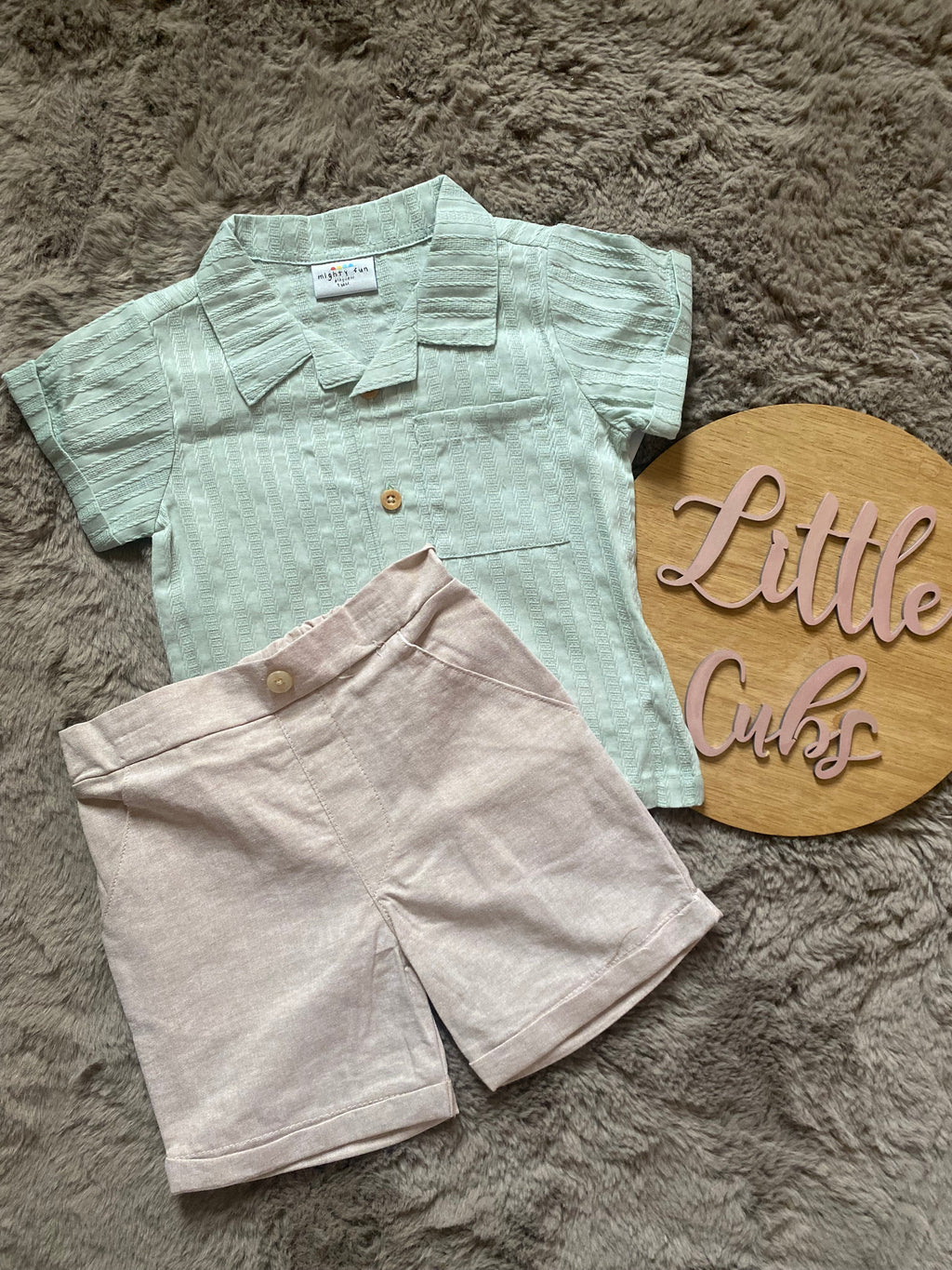 Shirt and shorts two piece