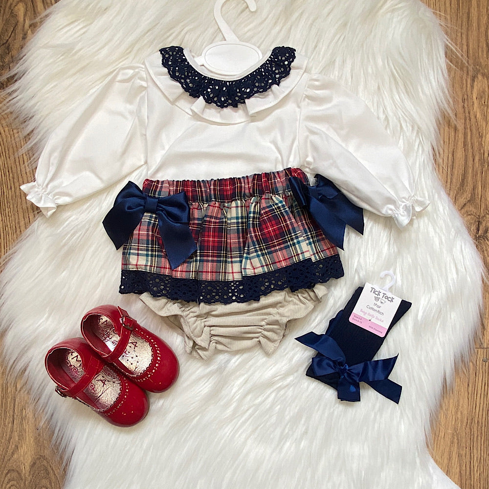 Rosa Tartan Two Piece Set