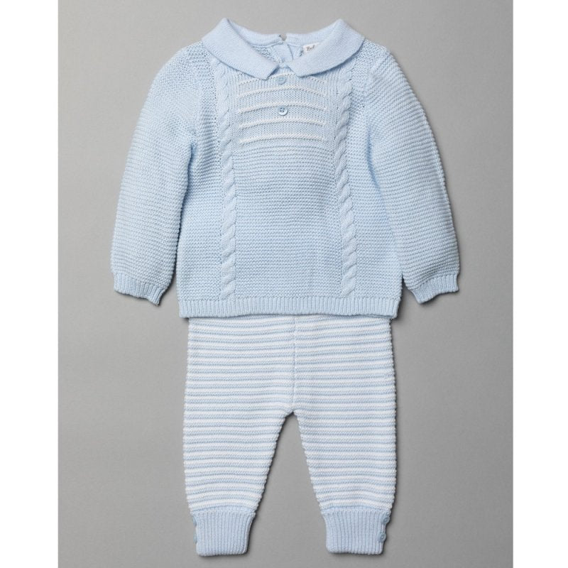 Baby Boys Cable Knit Set