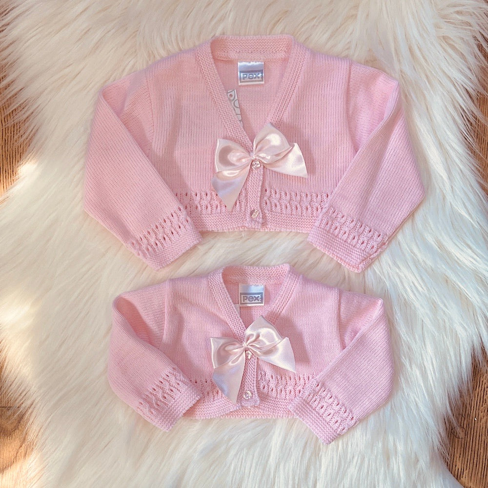 Girls Pink bolero