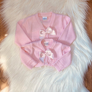 Girls Pink bolero