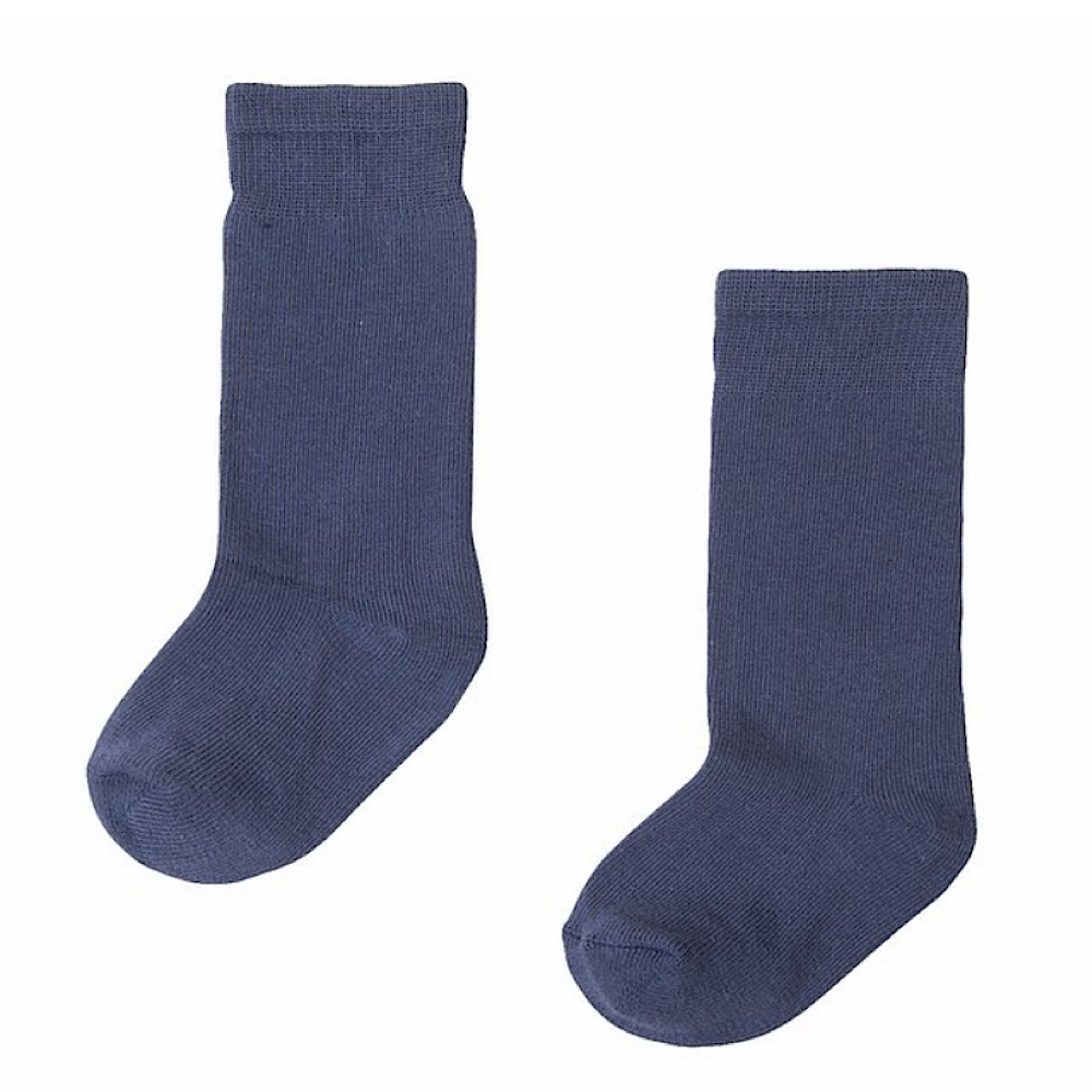 Blue knee socks